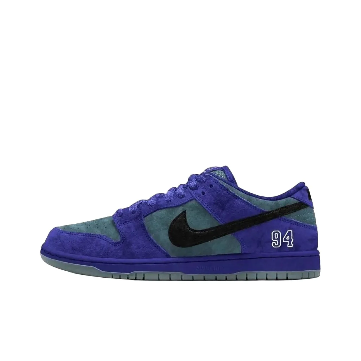 Nike x Supreme Dunk SB Slip Resistant Abrasion Resistant Low Топ Скейтборд Кроссовки Унисекс Фиолетовый