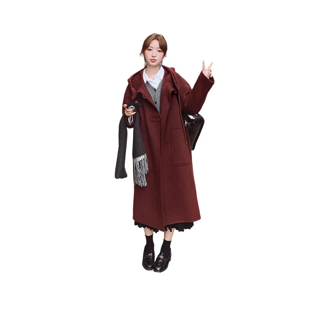 MEXICAN Бургунди Женское Пальто