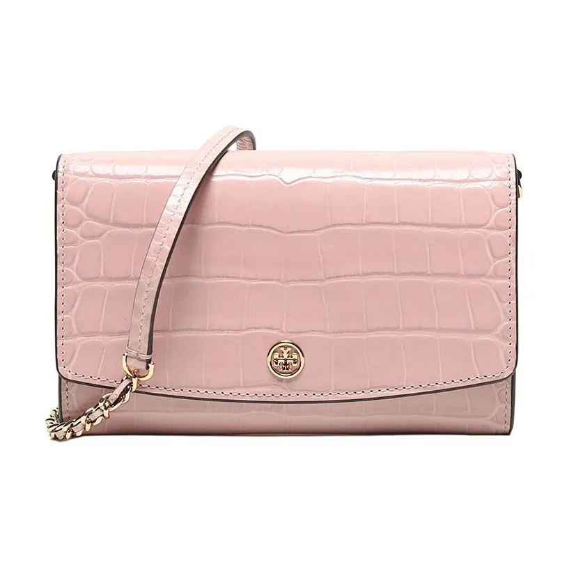 TORY BURCH Robinson Кожа Одно плечо Через плечо Клатч Женский Розовый