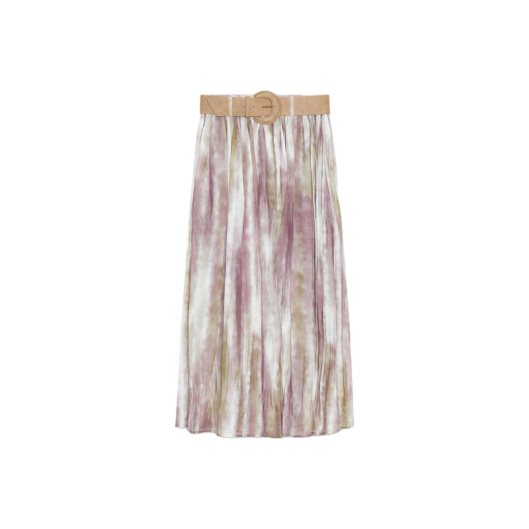 ZARA Многоцветные Женские Повседневные Длинные Юбки