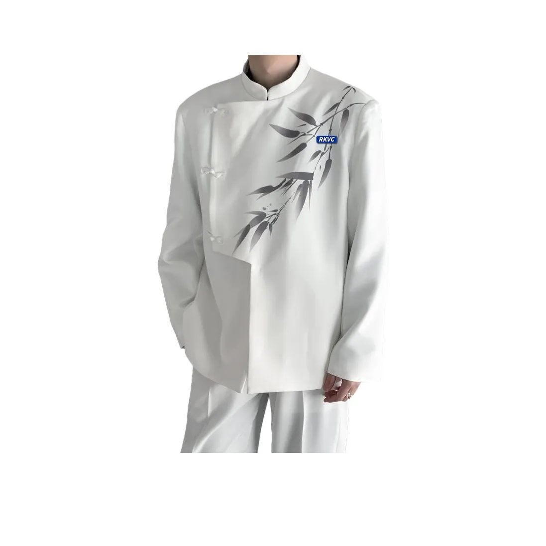 RKVC Белый + Логотип Унисекс Деловые костюмы