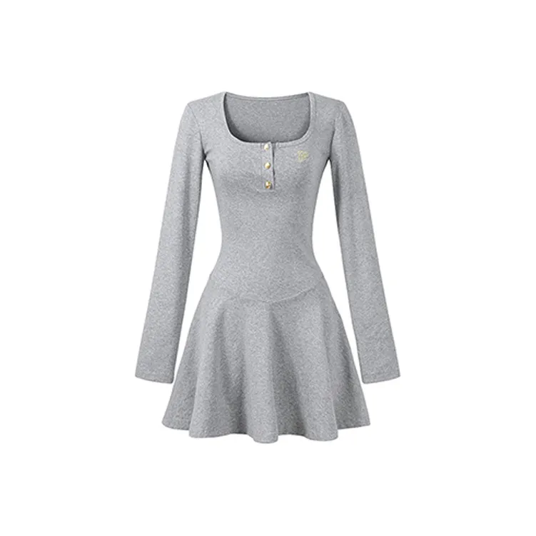 UYH Весна-осень Зимний С утяжкой на талии Похудение Элегантность A Линия Короткая юбка Женские