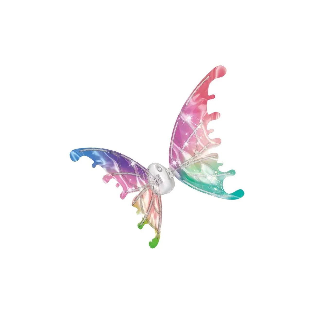 YUERBAO Эльф Перо Электрический Музыкальный Симуляция Крылья Спина Аксессуар Свет Вверх Игрушки