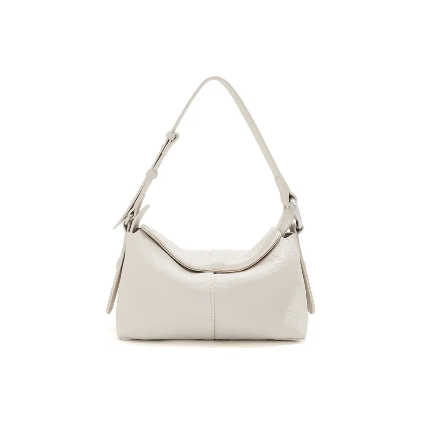 MYTANNER Сумка через плечо из коровьей кожи стандартная женская молочный коктейль белый черный