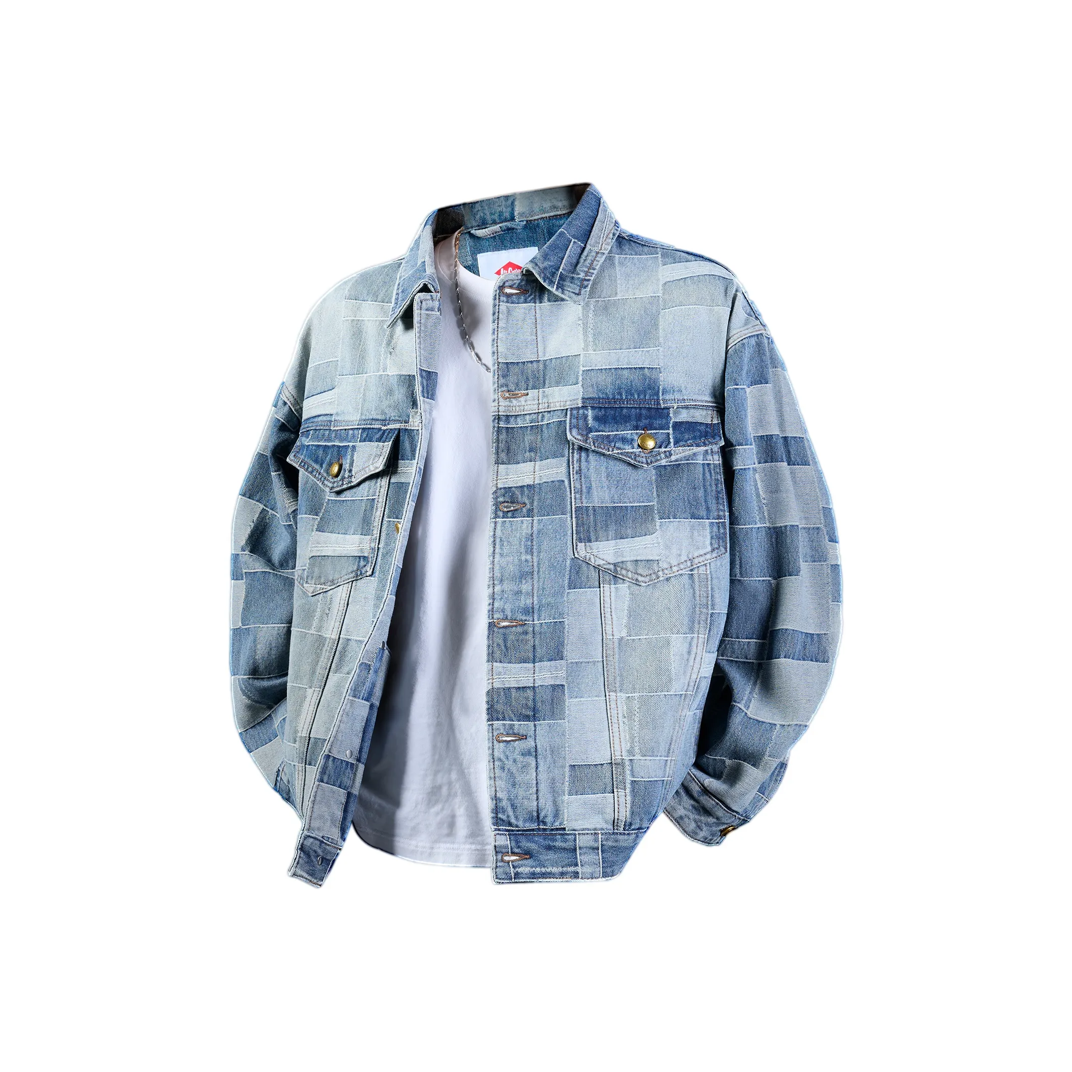 Lee Cooper Весенний и Осенний Деним Куртка Мужская