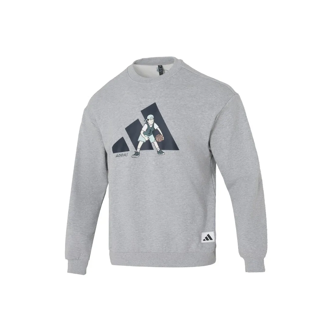 Adidas Серый Мужской Свитшот