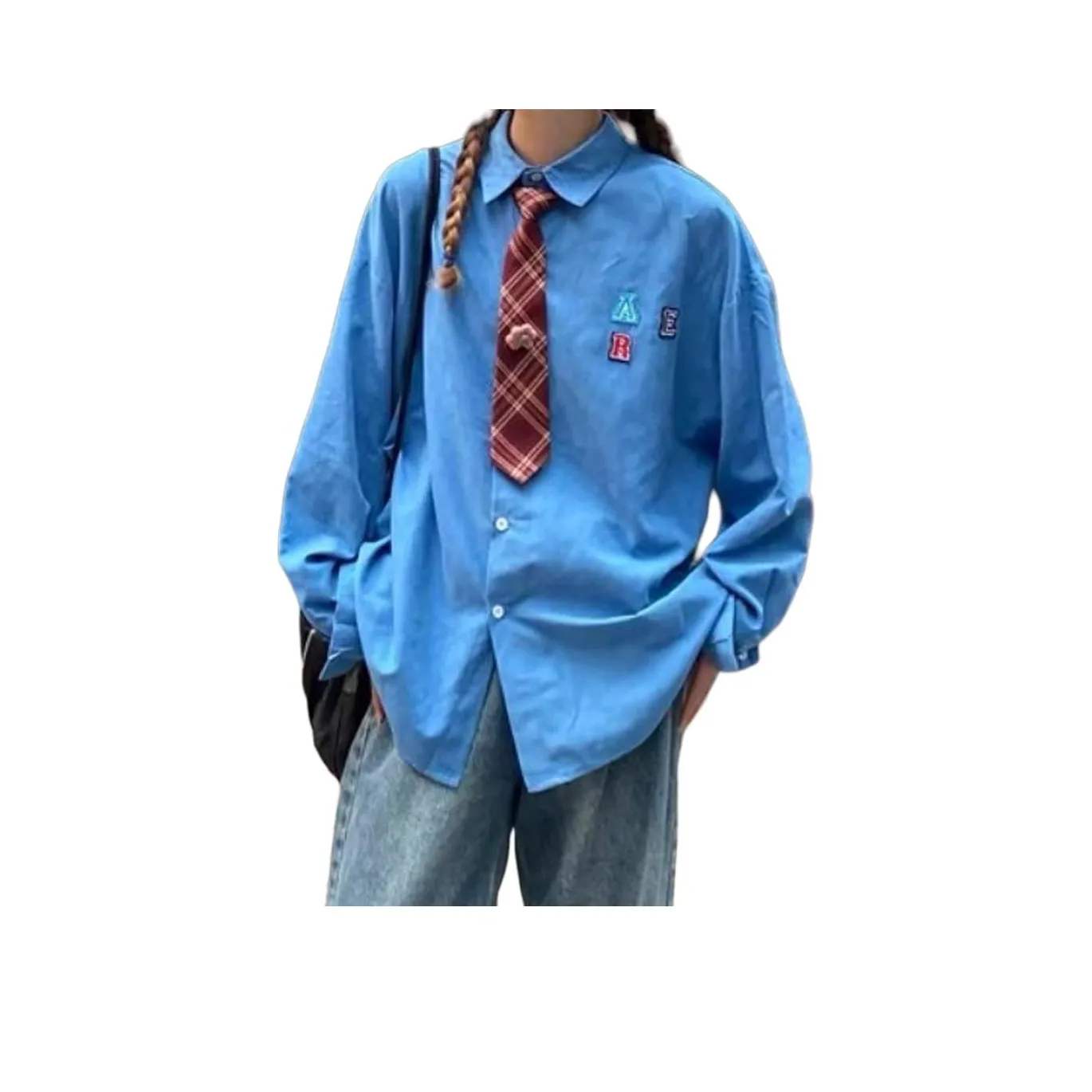 SRCG Синий Унисекс Рубашки