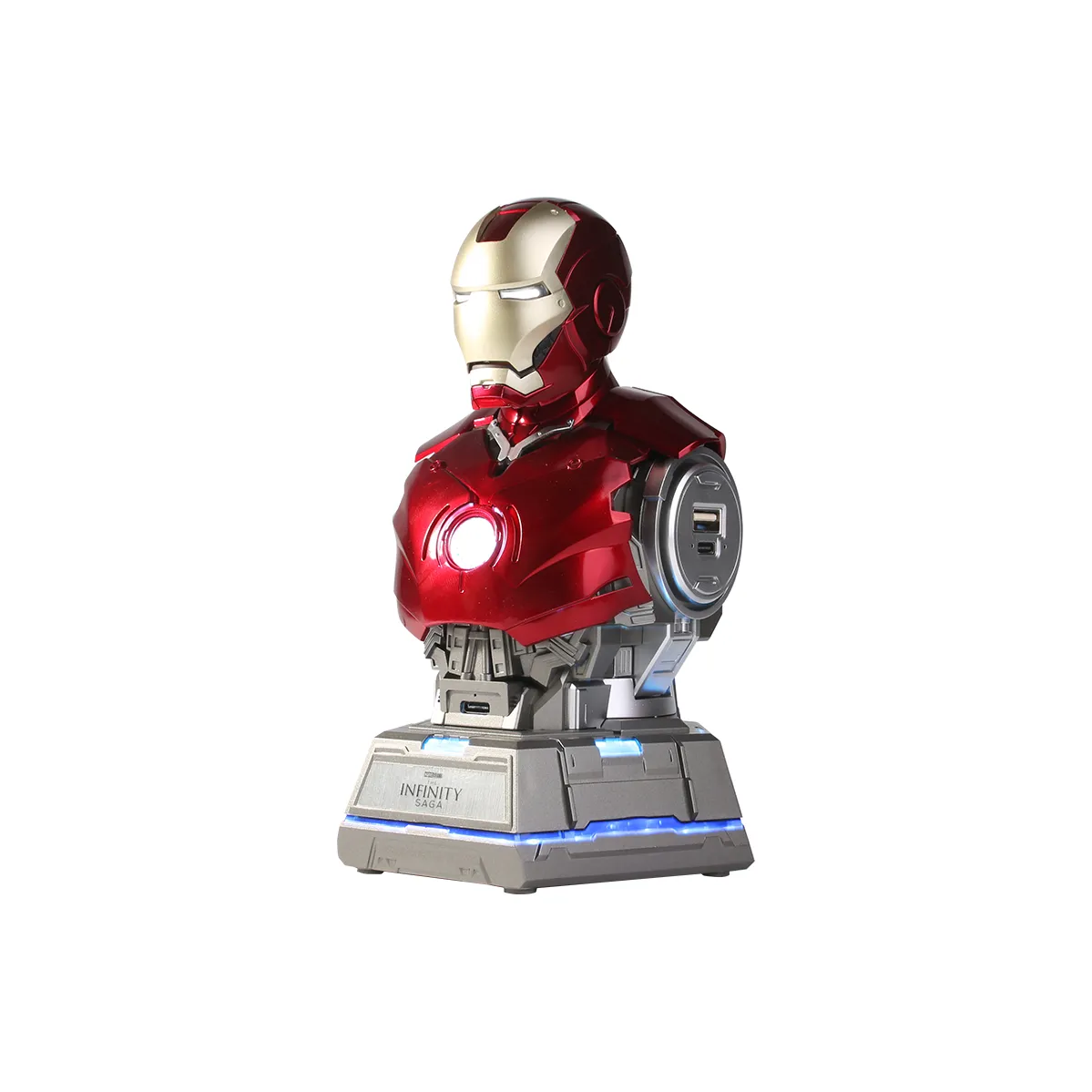 KILLERBODY Железный человек MK3 Зарядка CENTER 65 Вт MULTI Hole Fast Зарядка Свет Логотип на груди "вверх"