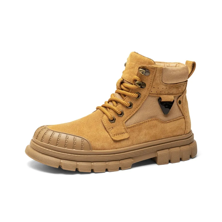 HBRK Желтые Ботинки Короткий Челси Мужской