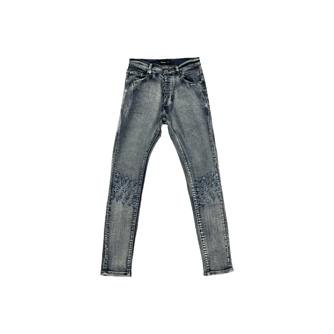 Zomuros Blue Unisex Jeans Зомурос Синий Унисекс Джинсы