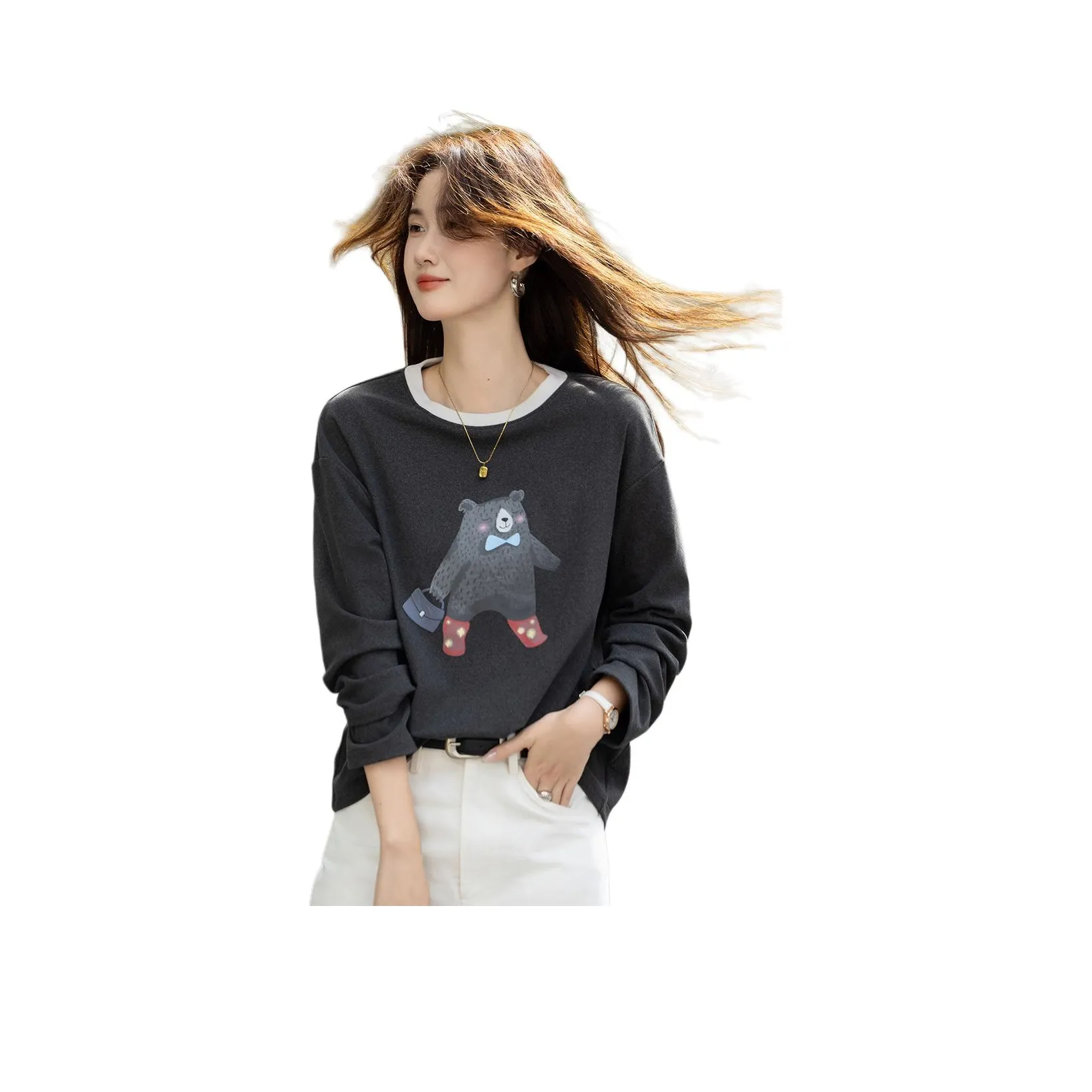 Dme Темный Фотиния Серый Женский T-Рубашка