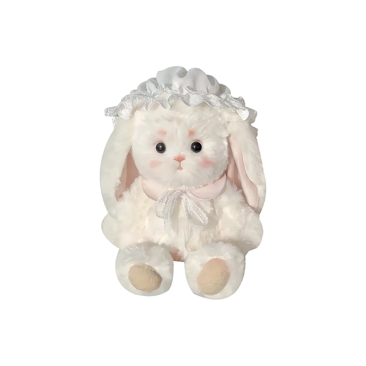 Brangdy DIY Лилия Ухо Шерсть кролика Плюшевая кукла Soft and Cute Исцеление Уют и гармония Набор для DIY Игрушки