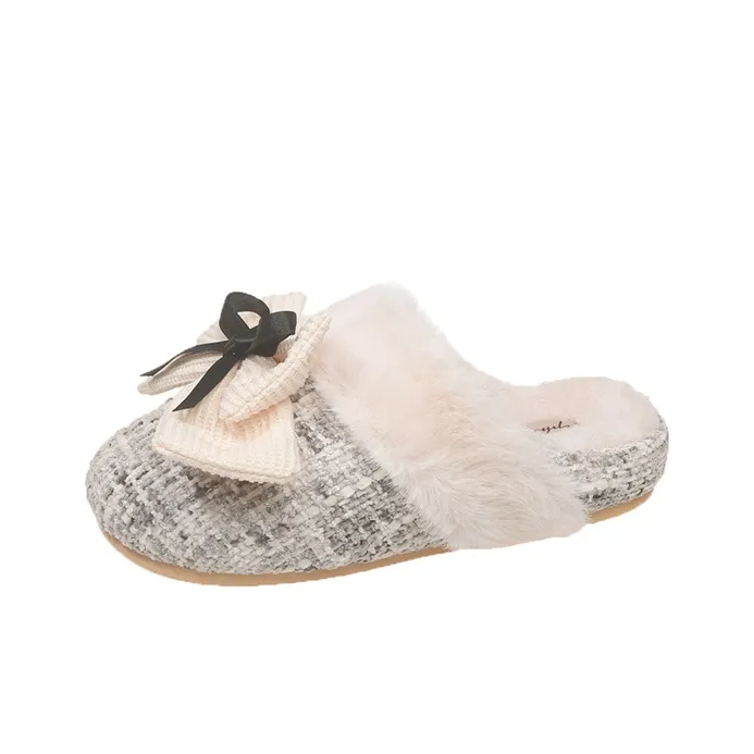 Wuji ЭВА Стиль феи Закрытый носок Хлопок Тапочки Женские