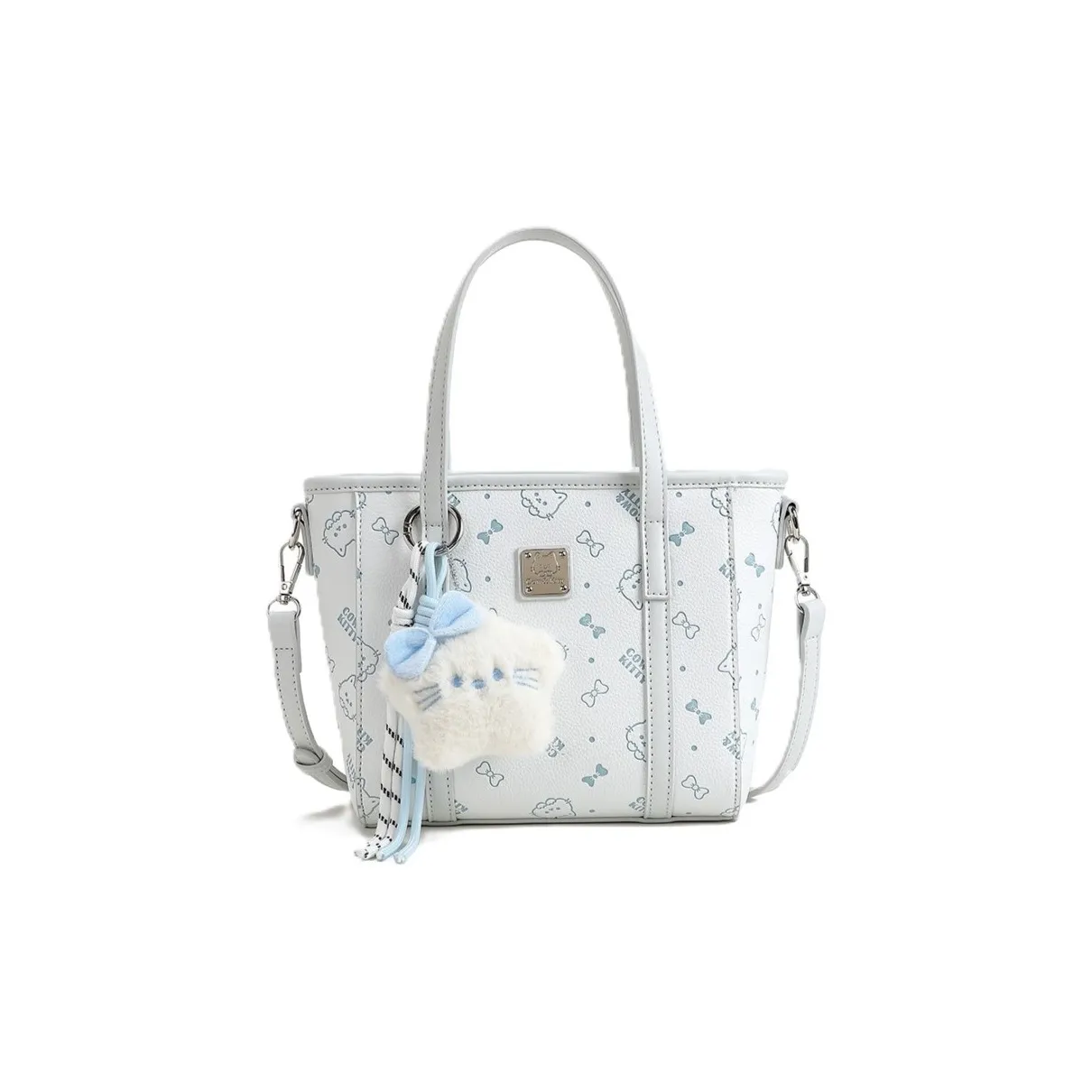 DIFFERENT FACES ПУ (полиуретан) Сумка через плечо Тоут Стандартная Женская Синяя