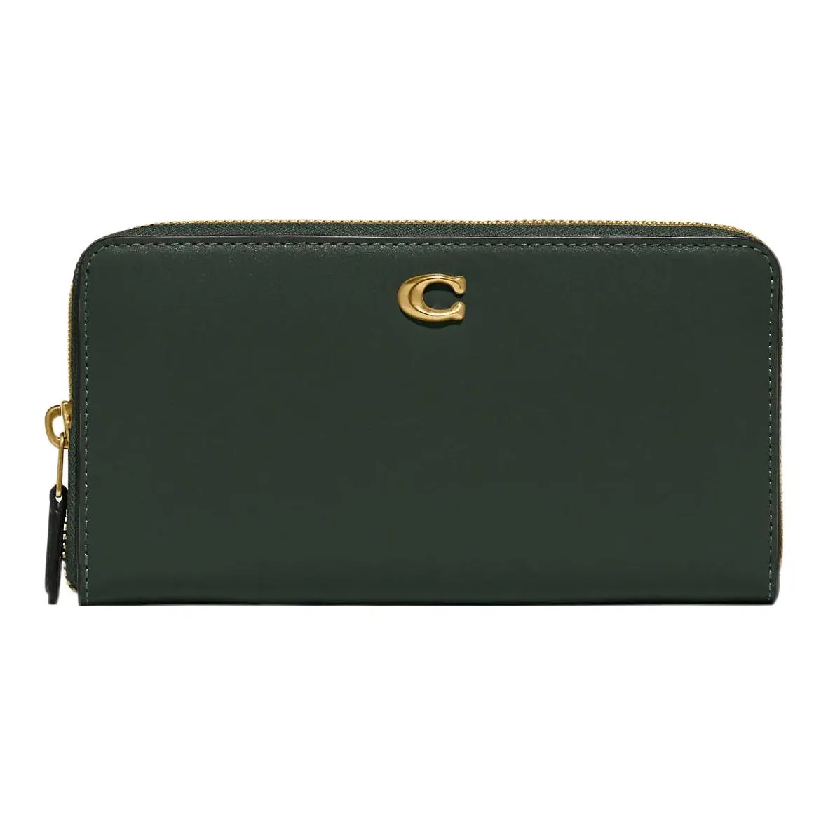 COACH Accordion Zip Телячья кожа Кошелек Маленький Женские Зеленый