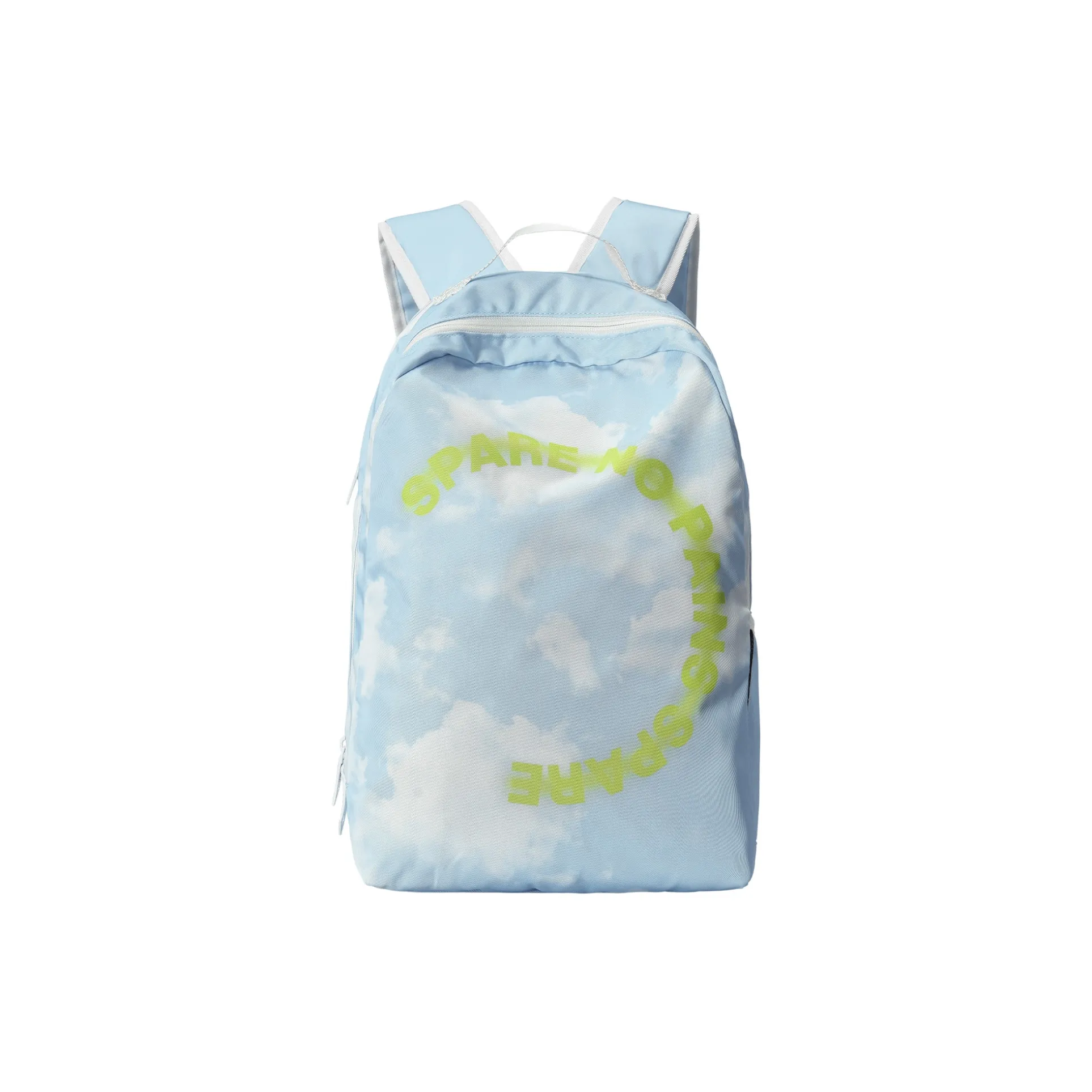 Spare No Pains. Полиэстер Студенты Рюкзак Стандартный Унисекс Синий