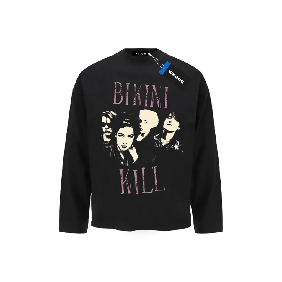 WKOOG Черный Унисекс T-рубашки