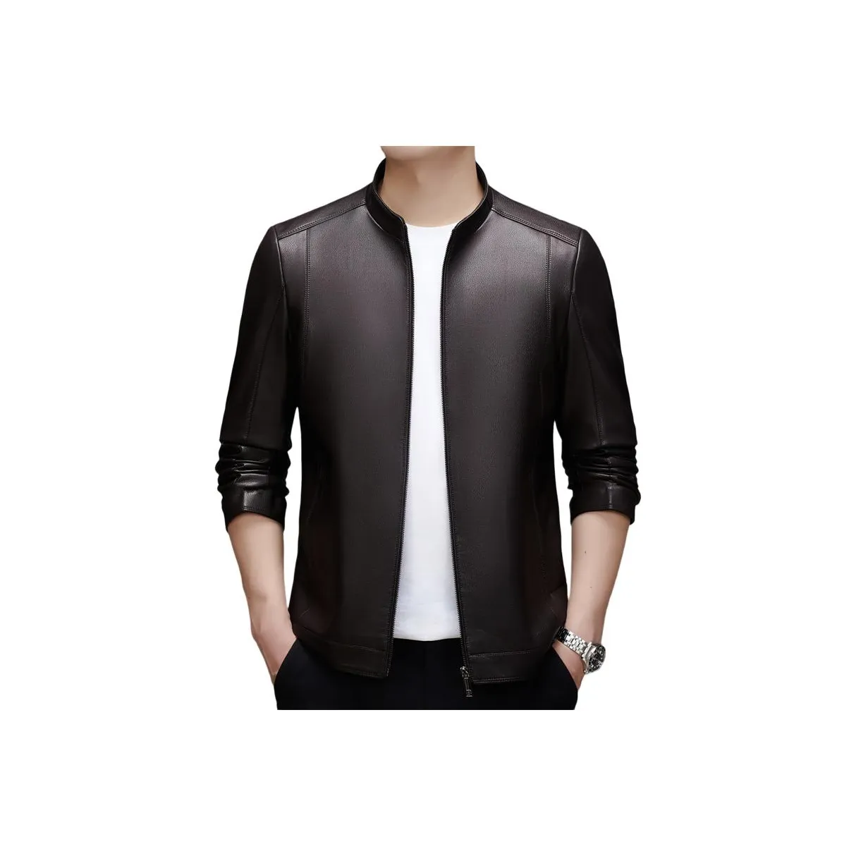 Square Man Also Stands Tall кожаная куртка мужская