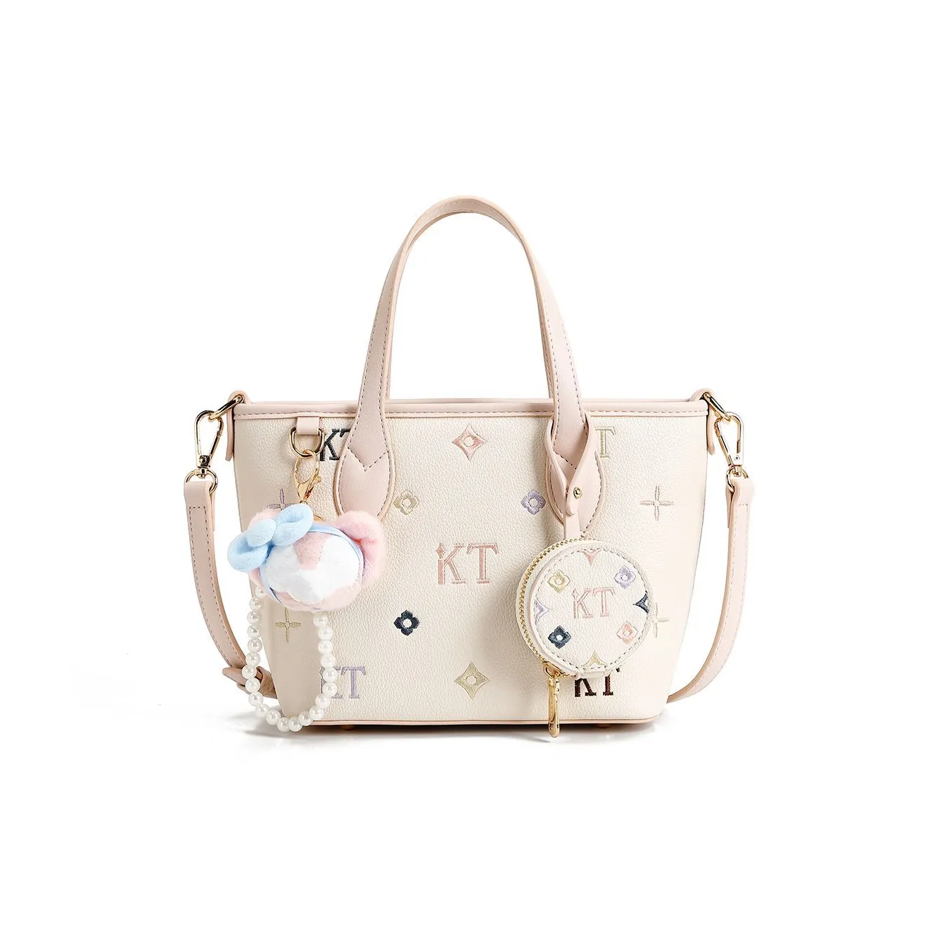 DIFFERENT FACES ПУ (полиуретан) Сумка-тоут Одно плечо Обычная Женская Разрисованная