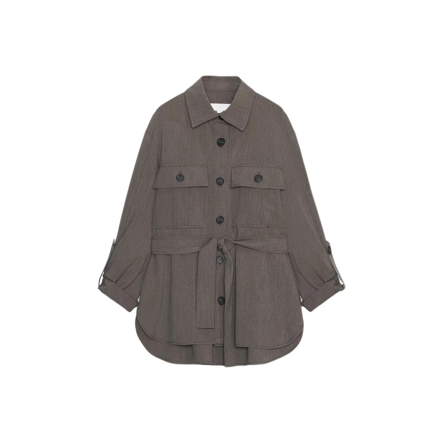 ZARA Коричневые Женские Рубашки