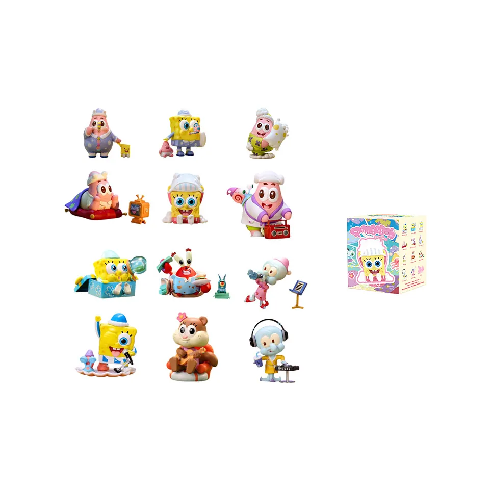 POP MART SpongeBob Pajamas Party Слепые коробки