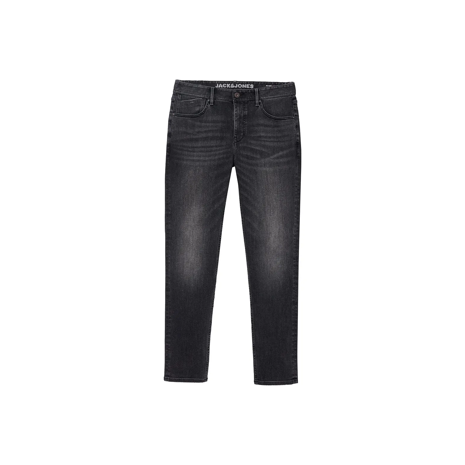JACK JONES A17 Medium Gray Denim Men's Jeans JACK JONES A17 Средний Серый Деним Мужские Джинсы