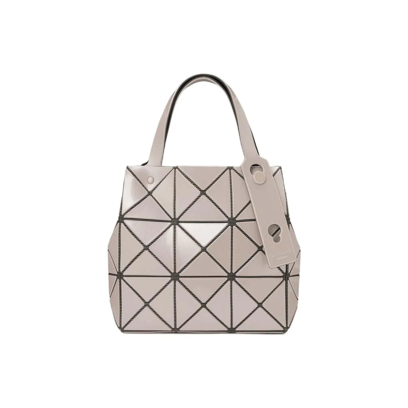 ISSEY MIYAKE CARAT ПВХ Сумка Мини Женская Бежевая