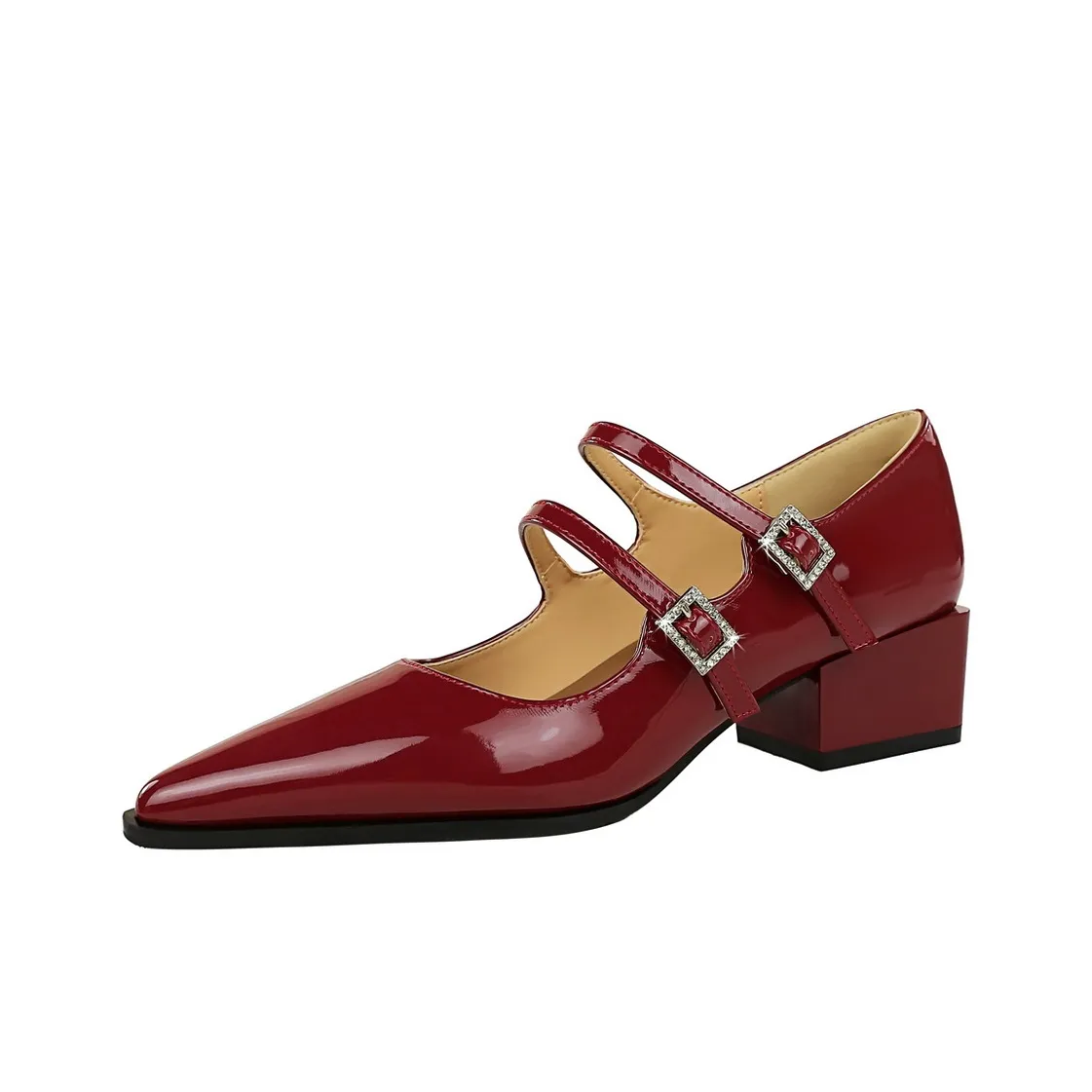 Dunnu Квадратный каблук Mary Jane Женские туфли