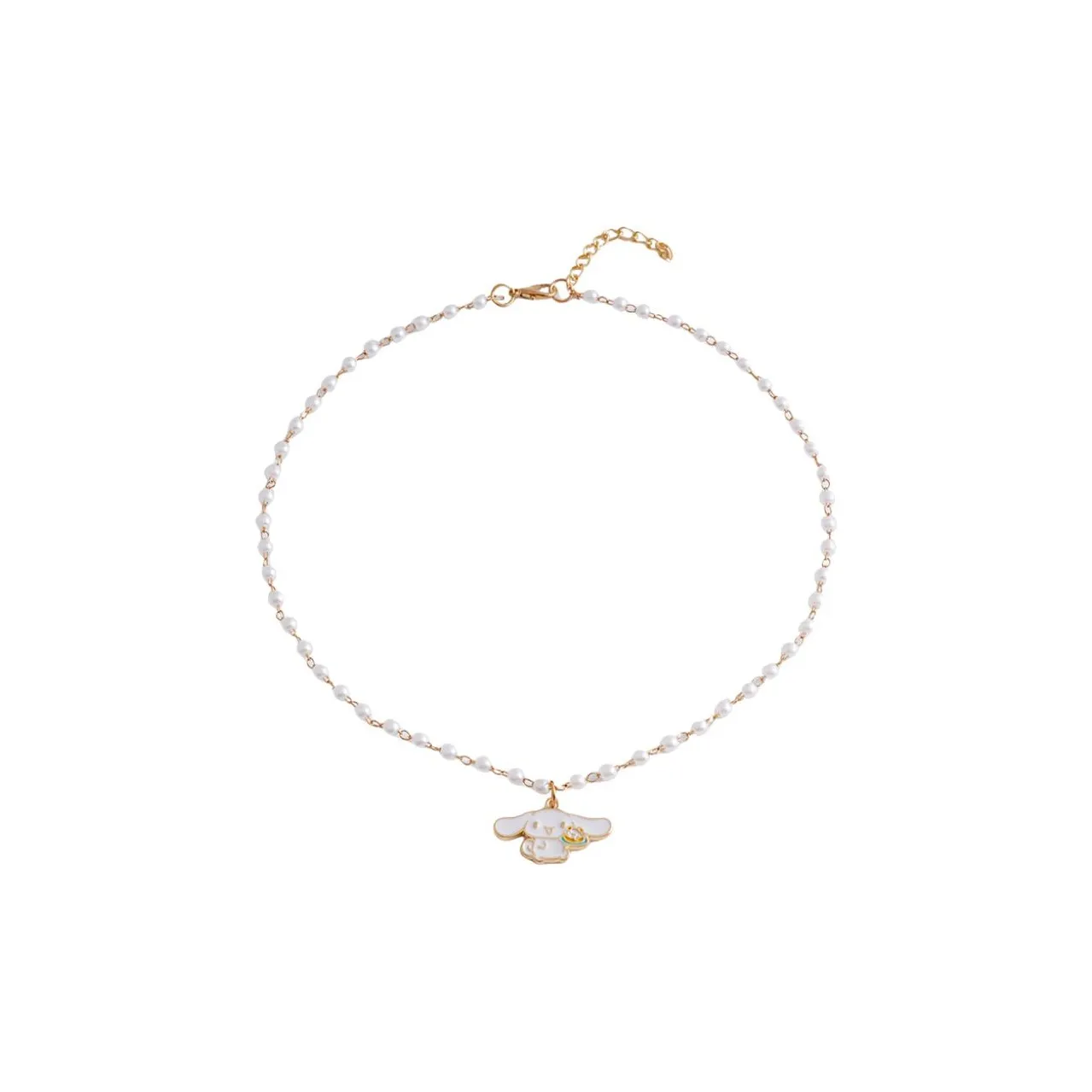 FIRST PARTY Sanrio Cinnamoroll Милый стиль стиль Instagram ожерелье бусины