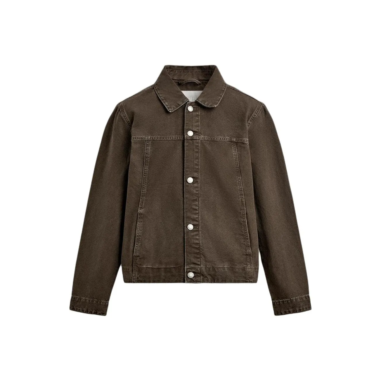 ZARA Коричневый Мужской Джинсовые Куртки