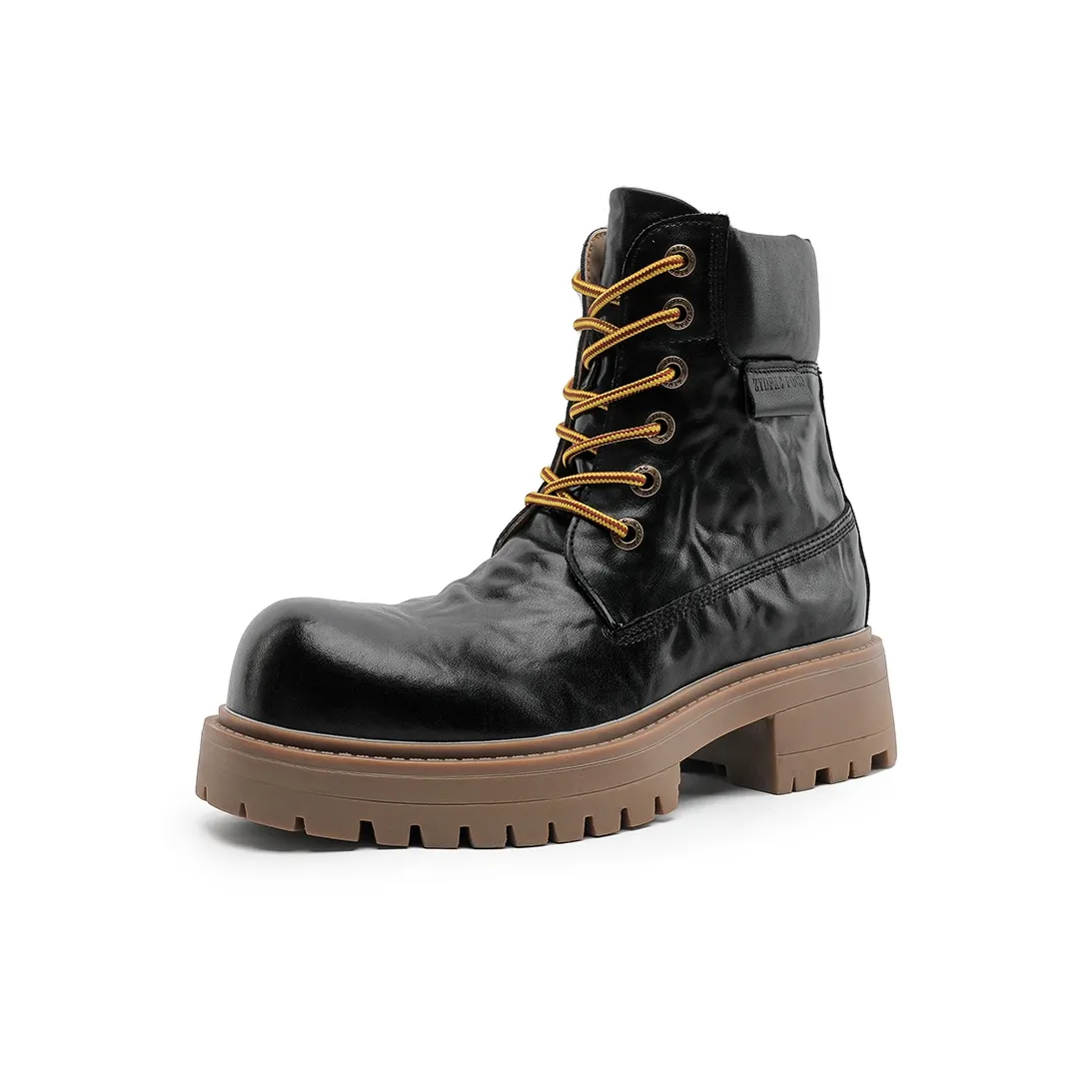 Lanza Big Размер Мужской Высота Увеличивающие Платформа Повседневный Высокий Топ Американский Британский стиль Короткий Мартин Ботинок 5 см Мужской