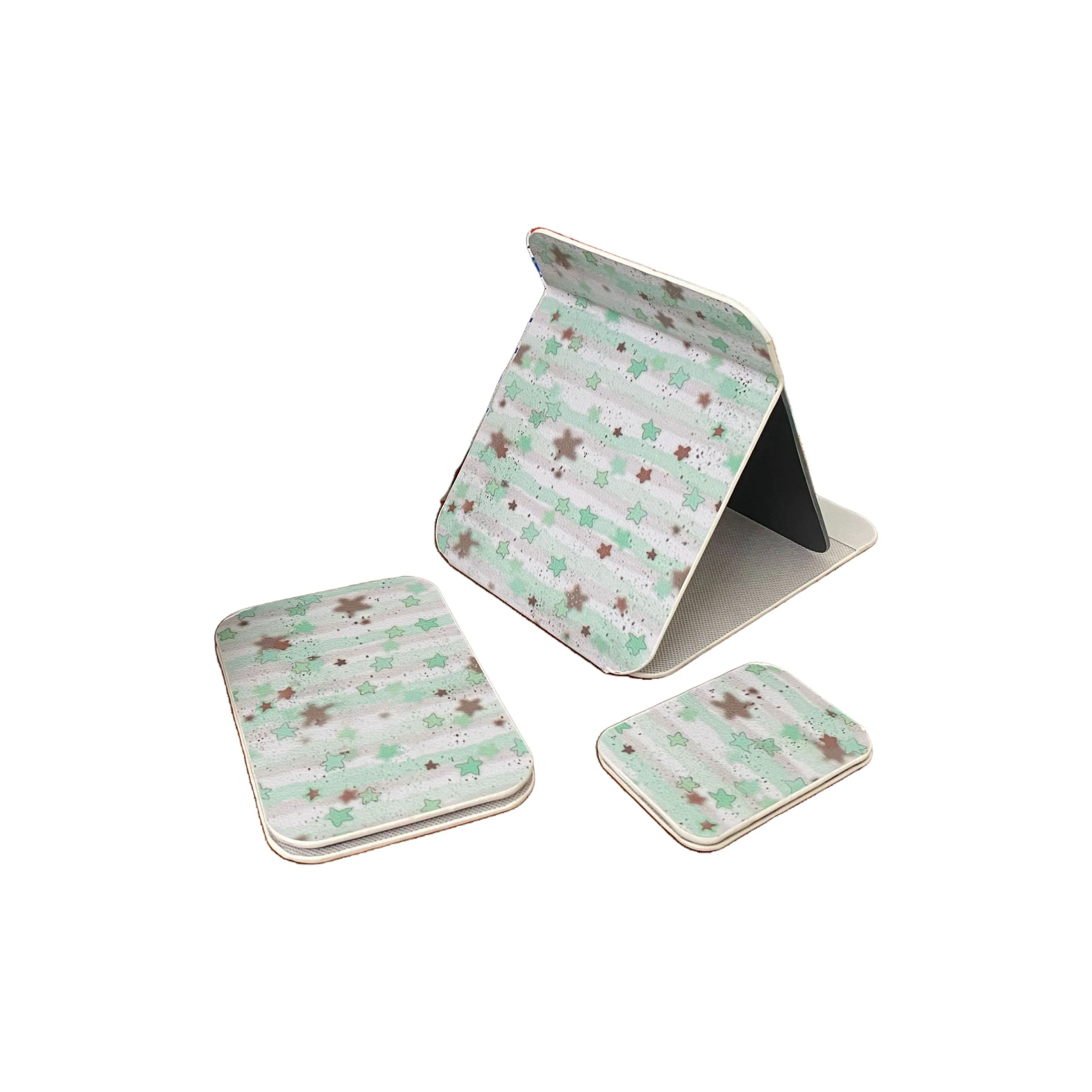 ECOHOME Оригинальный Многоцветный Звезды Складное Зеркальце для Женщин Портативное Карманное Зеркальце MAKE UP Зеркала Вертикальное Зеркальце