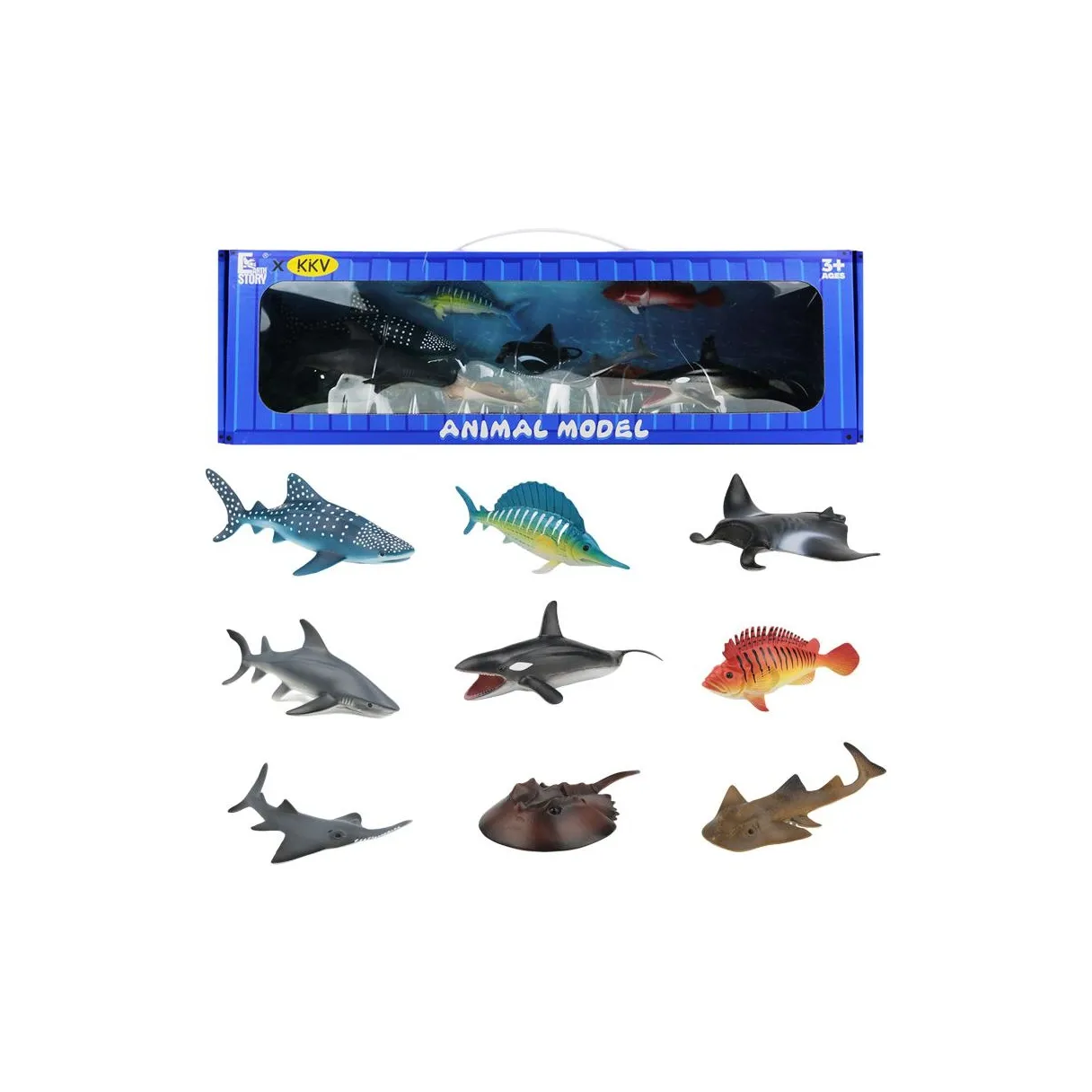 KKV Динозавр Глубокое море Животные Комбинация Симуляция Игрушки