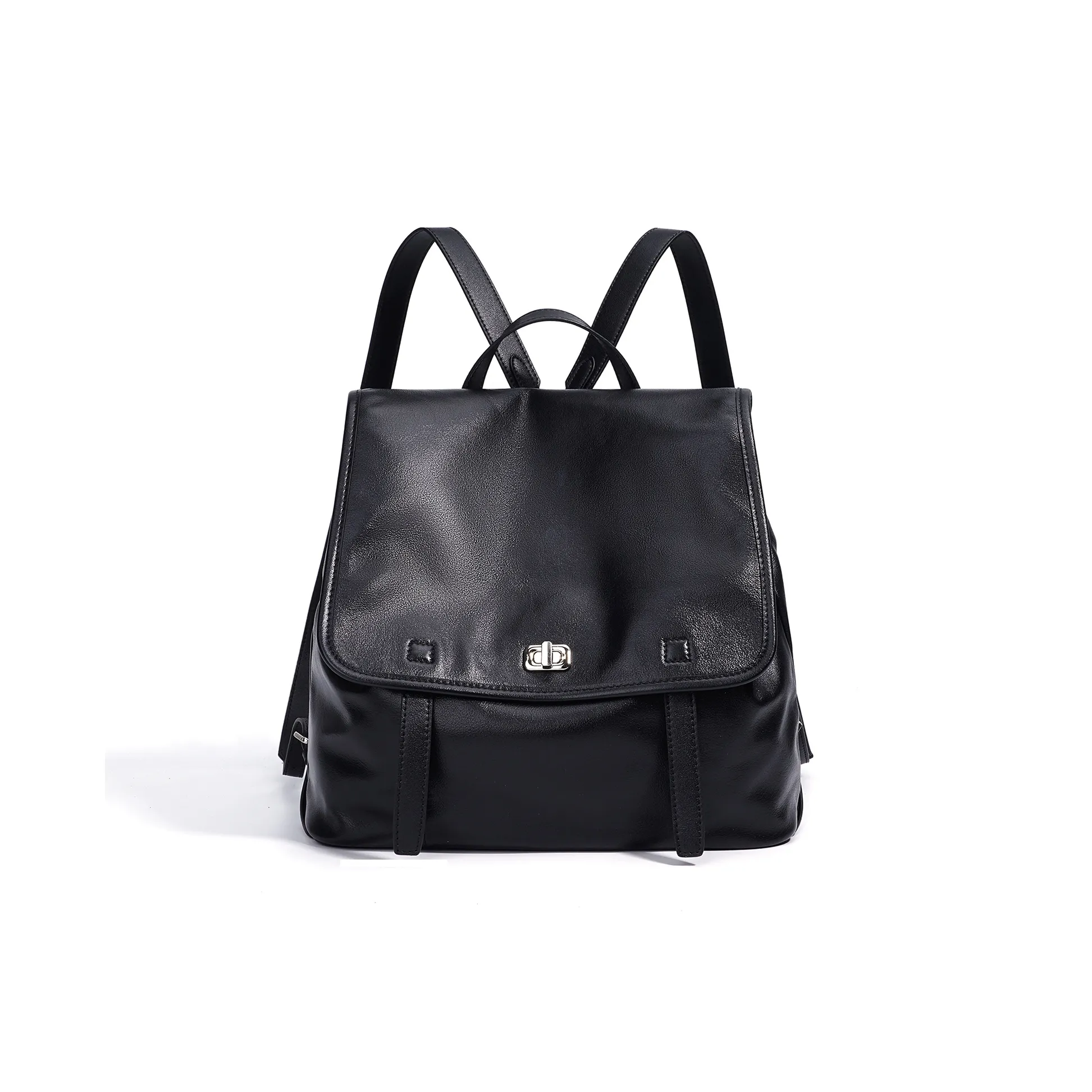 COURONNE Рюкзак из крупнозернистой текстуры коровья кожа стандартный женский многоцветный