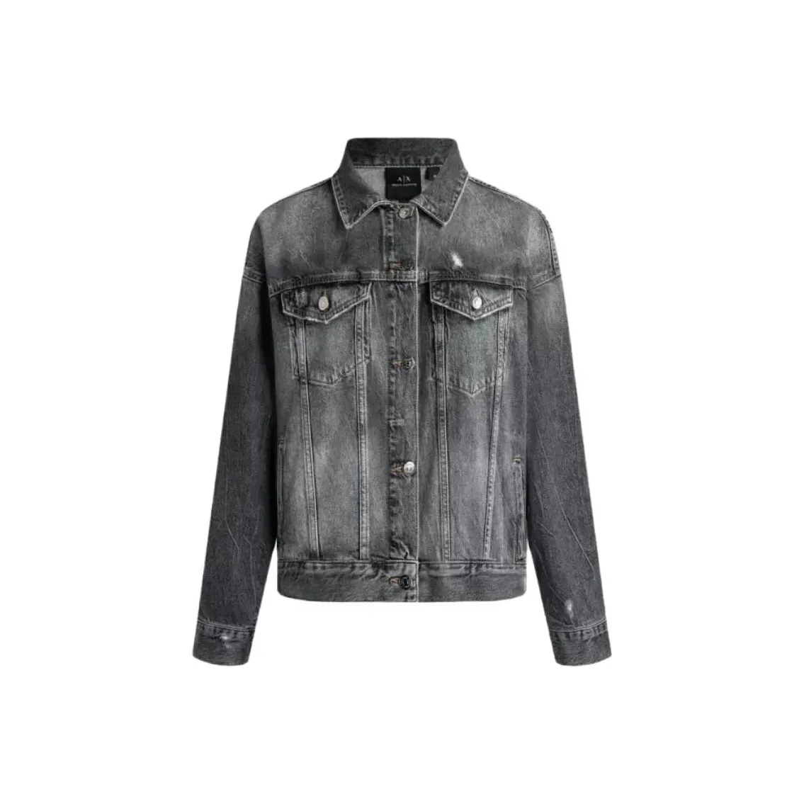 ARMANI EXCHANGE Denim Jackets Women's Gray