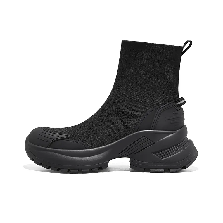 H YXIANG Эластичные ботинки Sock ботинки 6,5 см Женские