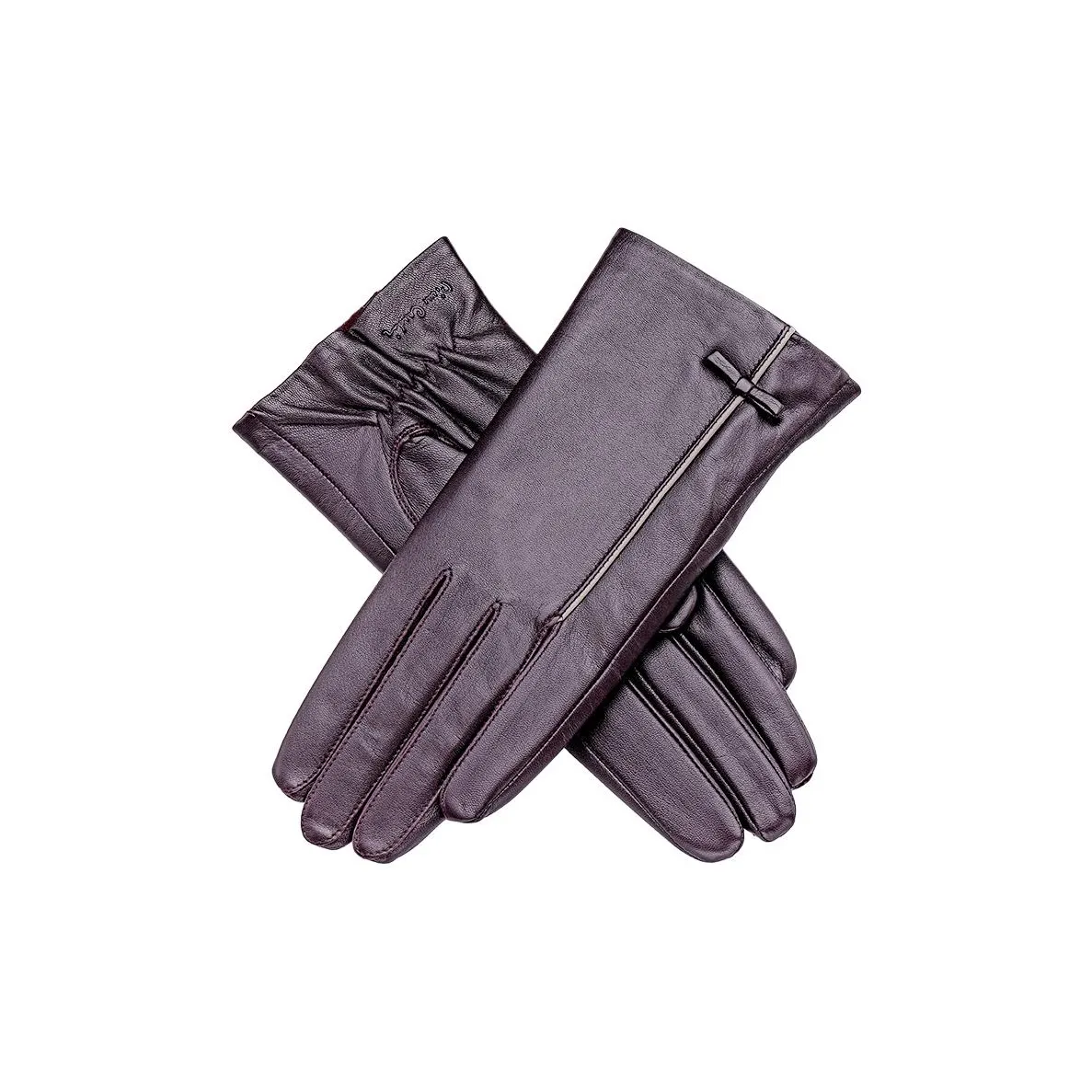 PIERRE CARDIN Sheepskin Fabric Gloves Women's