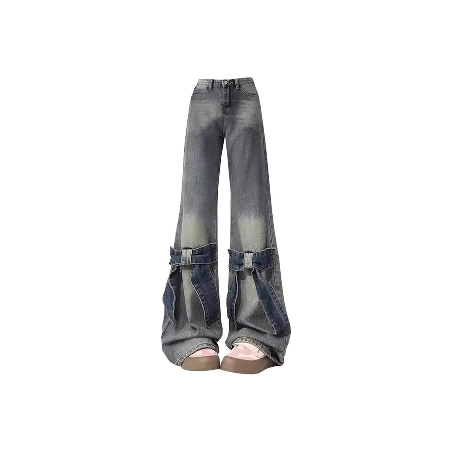 SRCG Винтажные синие женские джинсы