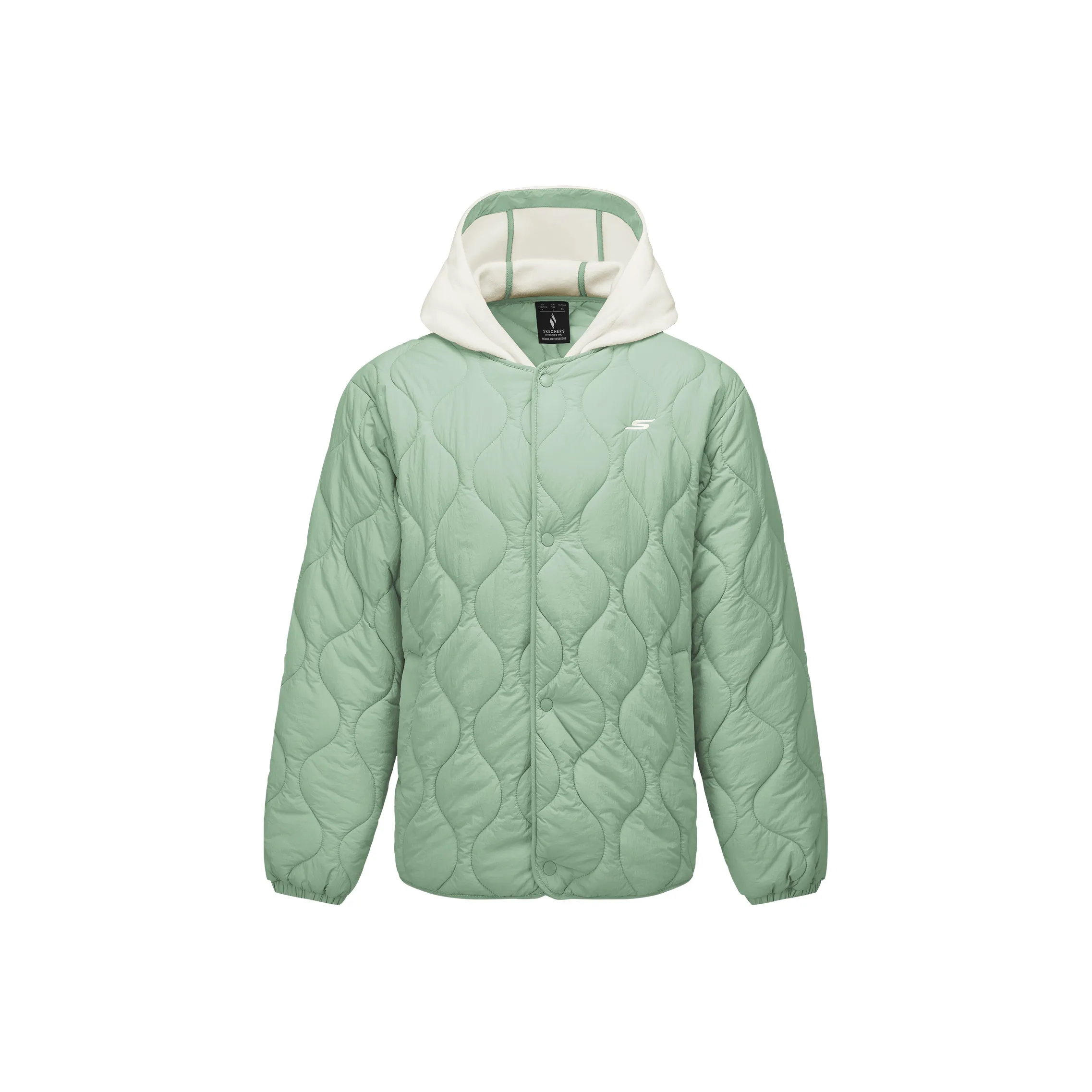 Skechers Полевой зеленый 0473 Унисекс Пуховики