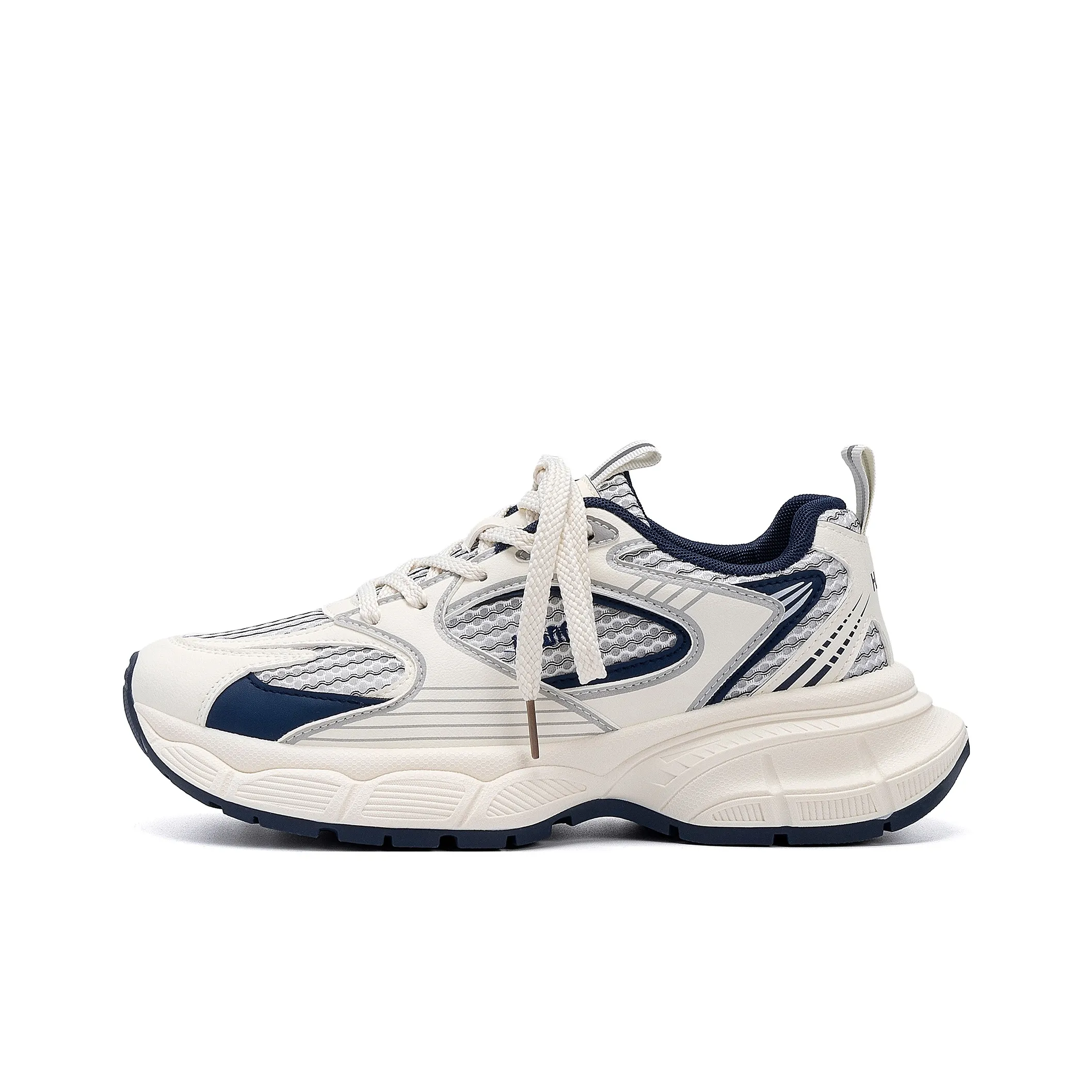 HUANQIU Легкое Дышащее Низкий Топ Кроссовки Мужские Белые Синие