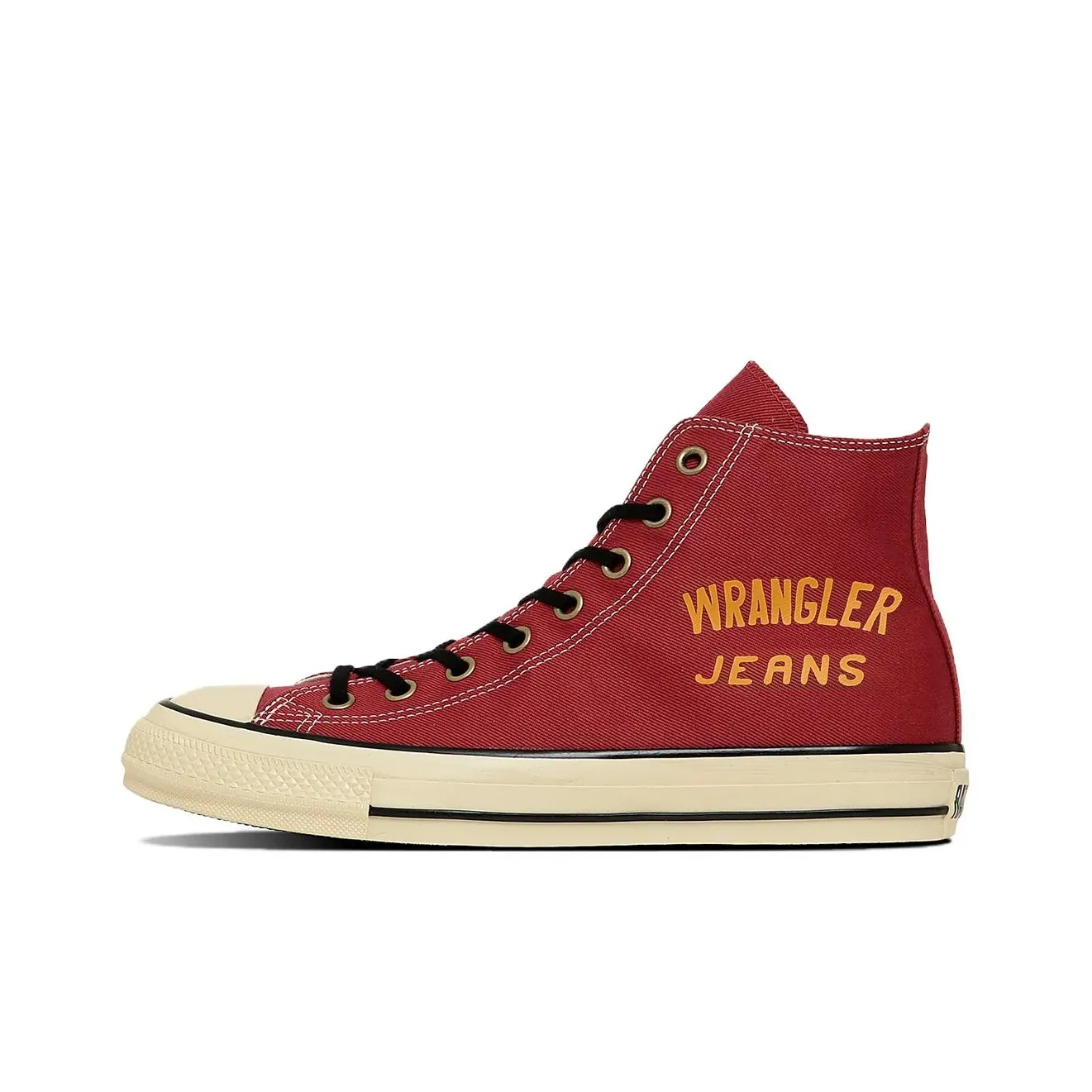 WRANGLER x Converse All Star Aged High Top Кеды Унисекс Красный Желтый
