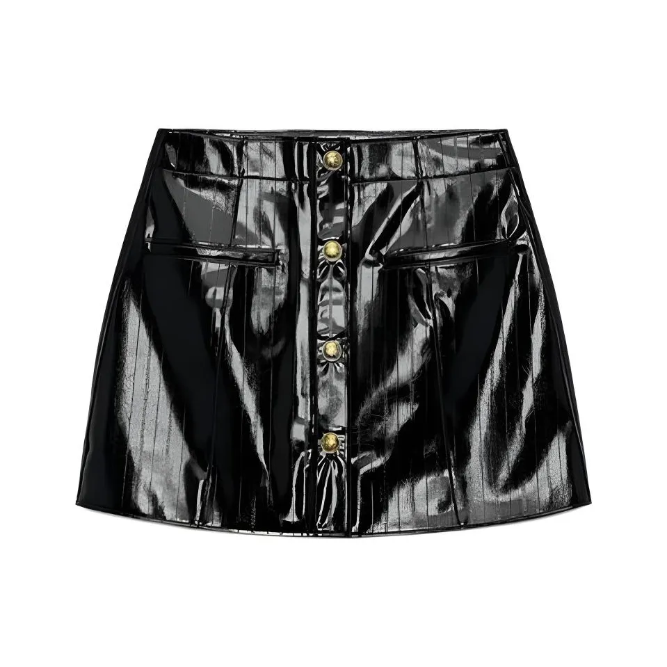 ZARA ZW Series Кожаные короткие юбки Женские