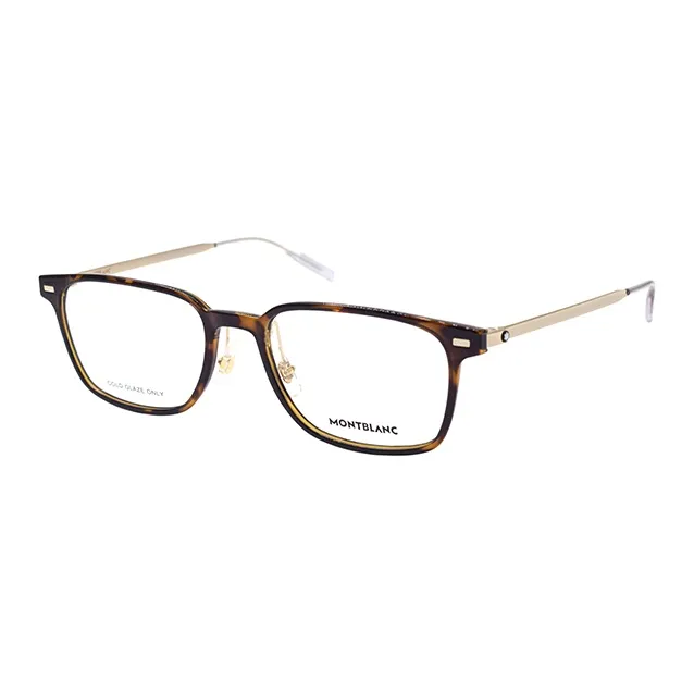 MONTBLANC Пластиковая оправа Прямоугольные OPTICAL Очки Мужские Черепаховый цвет
