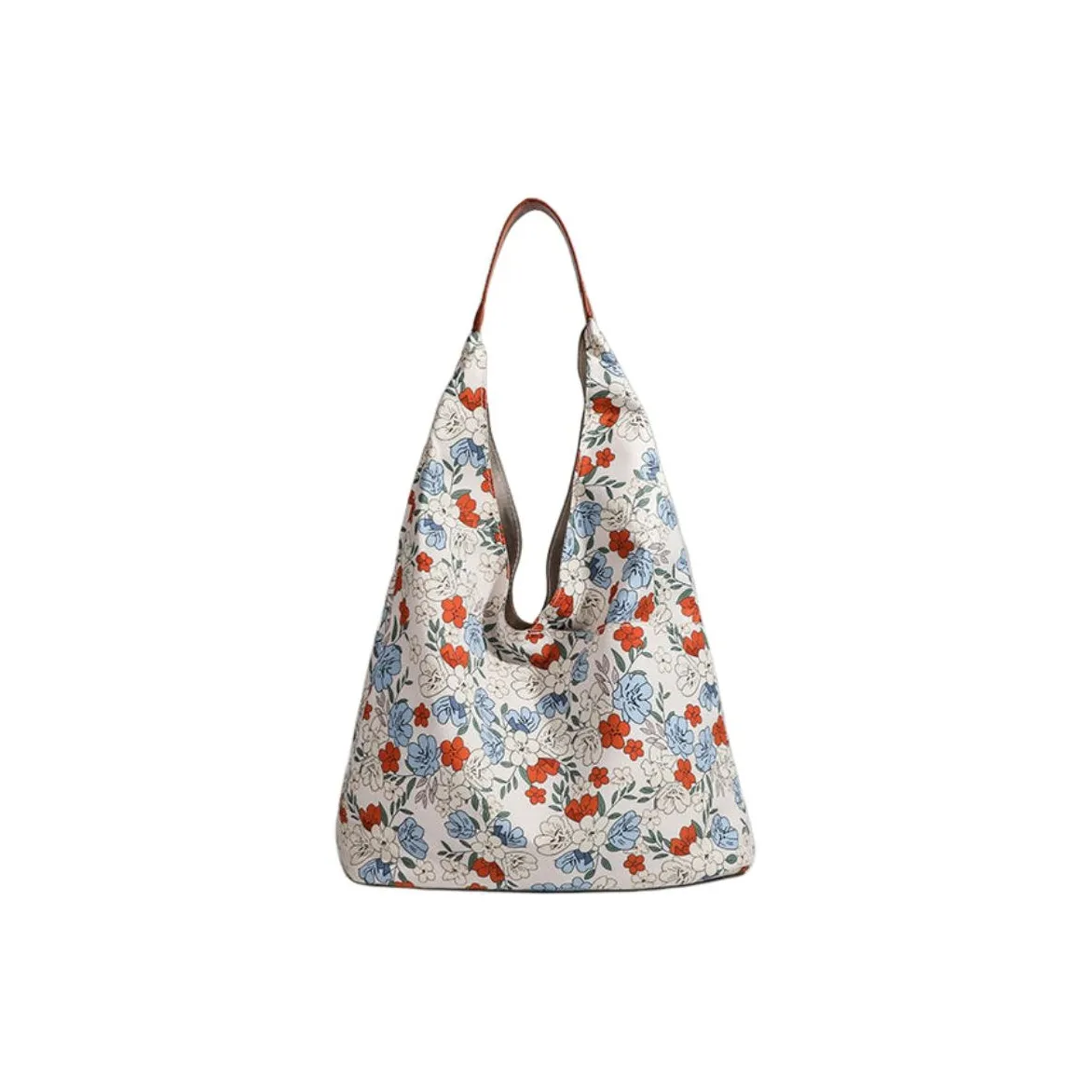 NOMK Холст Тоут Сумка Плечевая Сумка Стандартная Женская Экрю