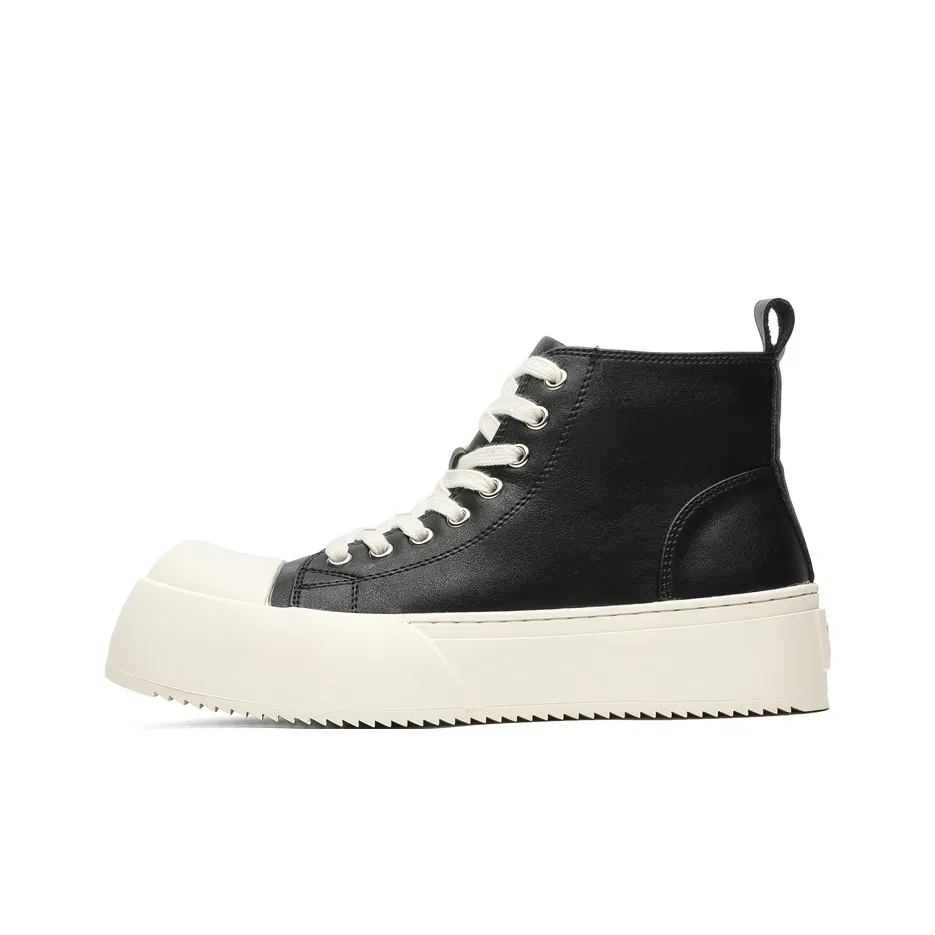 V05 Унисекс Пара визуально увеличивает рост Платформа Модная Обувь Широкий крой Универсальный На открытом воздухе Высокие Кеды Мужские