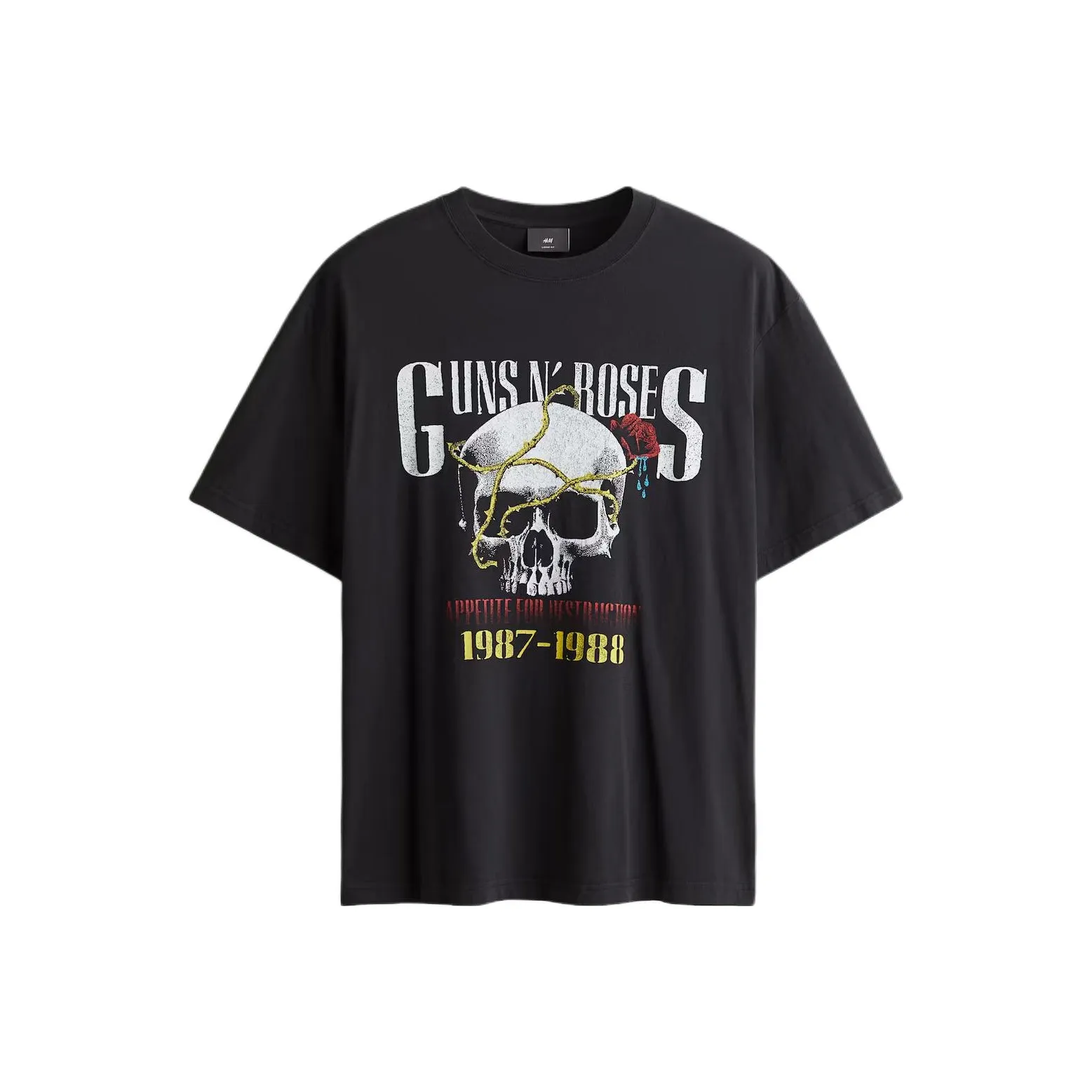 H M Черные Мужские T-рубашки