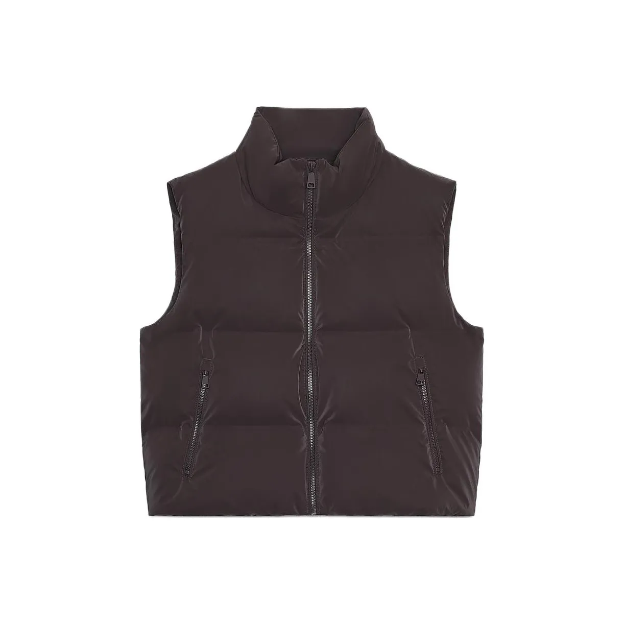 ZARA Коричневый Женский жилет