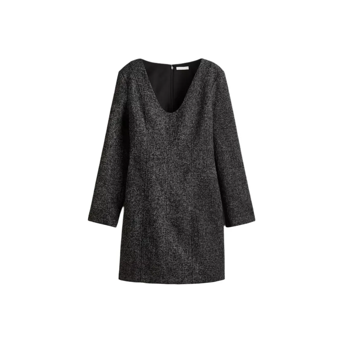 H M Черный Смешанный цвет Женские Длинные Платья с Длинными Рукавами