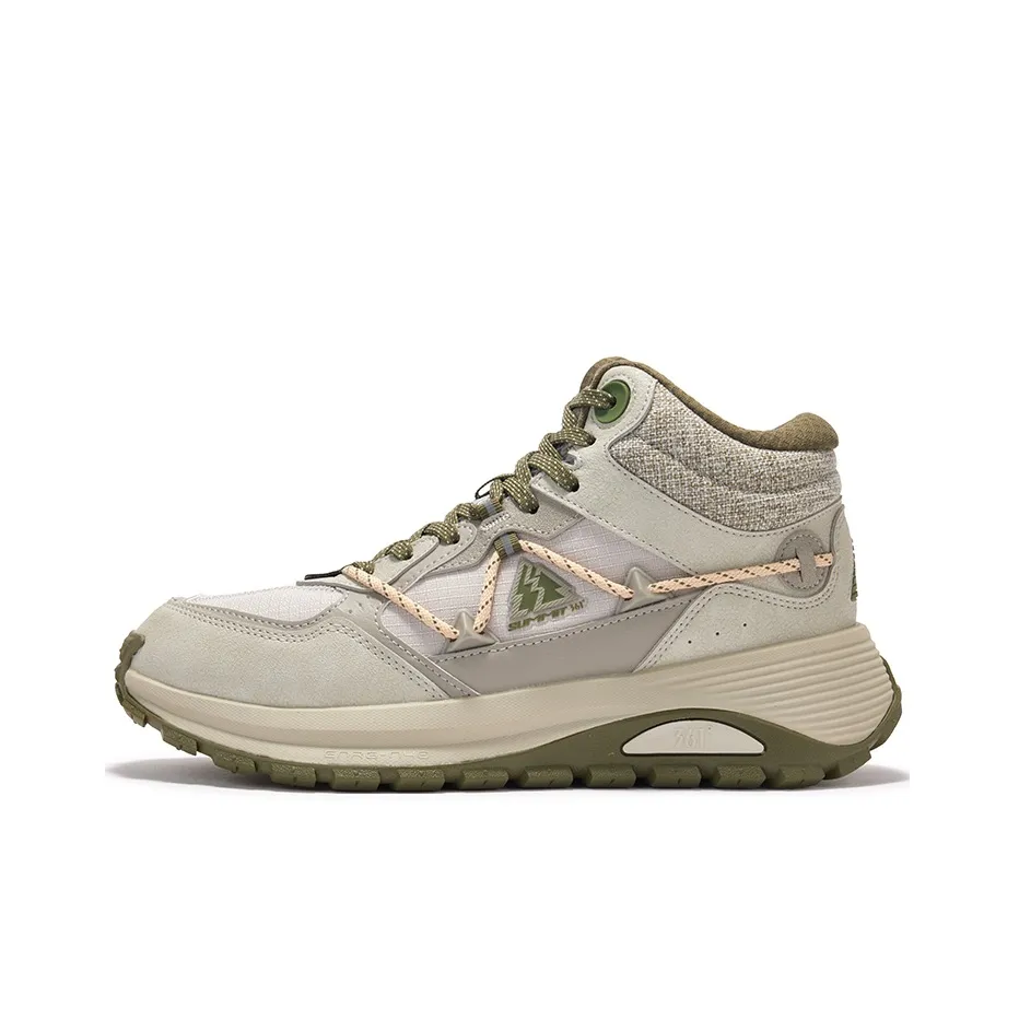 361° Износостойкий Термический Амортизирующий Высокий Топ Повседневная Обувь Мужская Прочная Серый