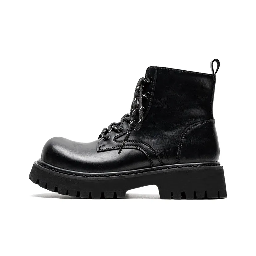 Mule Donkey Короткий Martin Boot Унисекс Матовый Черный